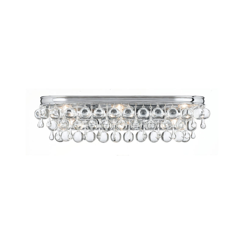 Calypso 6 Light 23" Bathroom Vanity in Polished Chrome