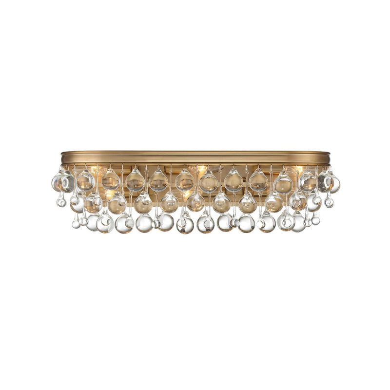 Calypso 6 Light 23" Bathroom Vanity in Vibrant Gold