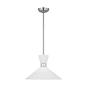 Belcarra Medium Pendant in Brushed Steel