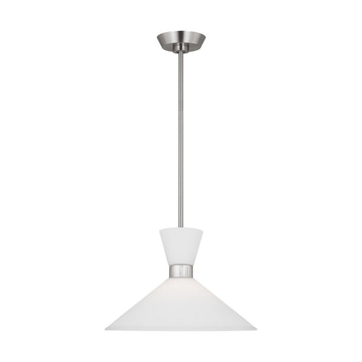 Belcarra Medium Pendant in Brushed Steel