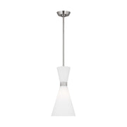 Belcarra Small Pendant in Brushed Steel