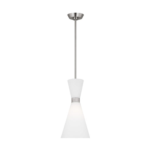Belcarra Small Pendant in Brushed Steel