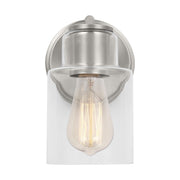 Sayward Bath Sconce in Brushed Steel