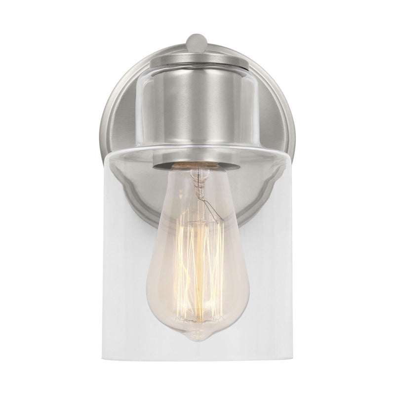 Sayward Bath Sconce in Brushed Steel