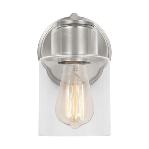 Sayward Bath Sconce in Brushed Steel