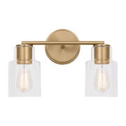 Sayward 2-Light Bath Vanity Light in Satin Brass