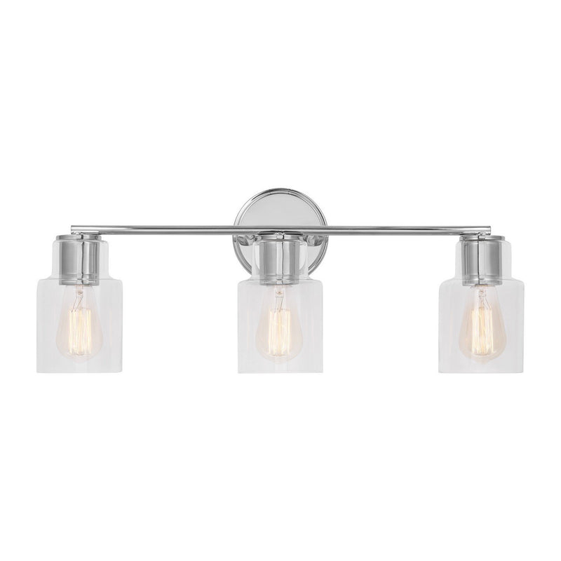 Sayward 3-Light Bath Vanity Light in Chrome