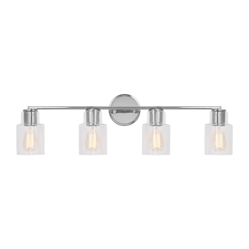 Sayward 4-Light Bath Vanity Light in Chrome