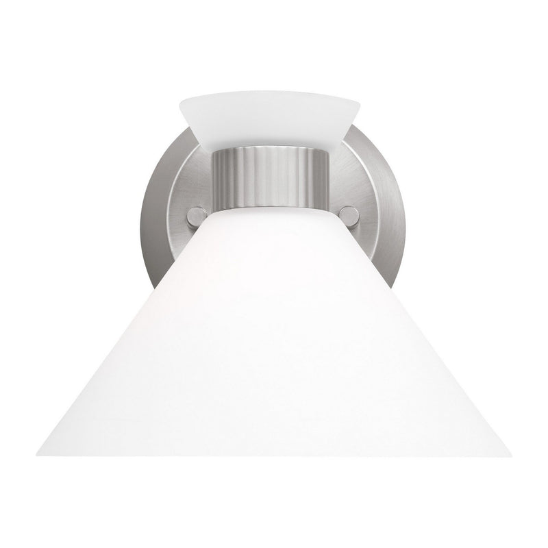 Belcarra Bath Sconce in Brushed Steel