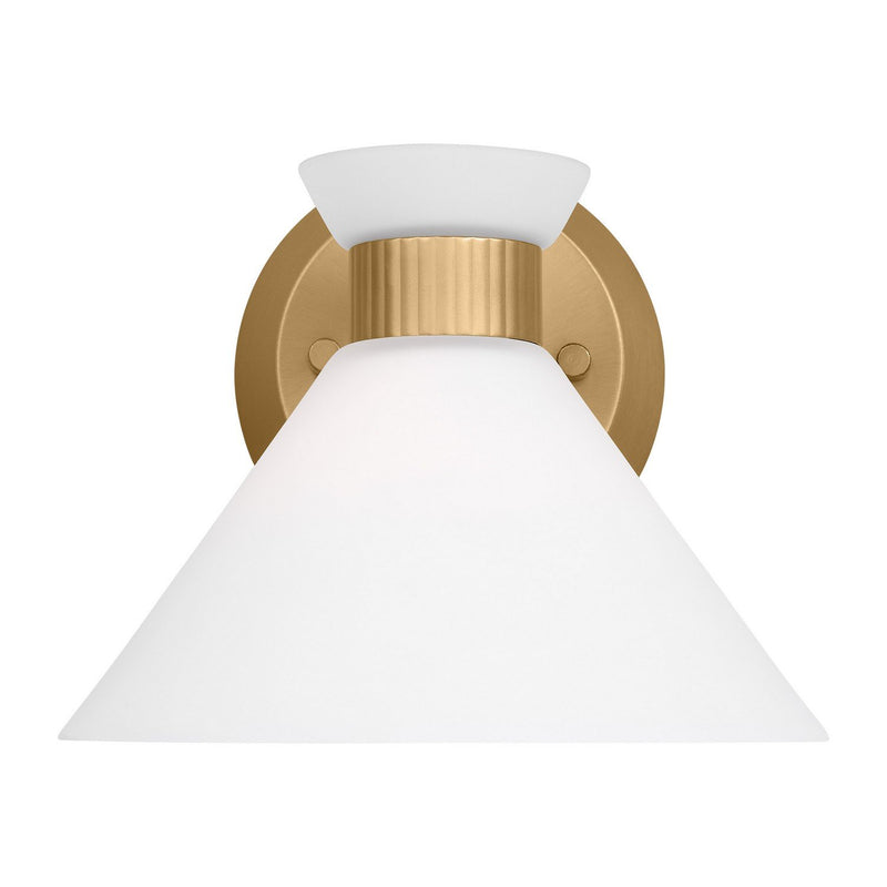 Belcarra Bath Sconce in Satin Brass