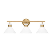 Belcarra 3-Light Bath Vanity Light in Satin Brass