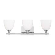 Toffino 3-Light Bath Vanity Light in Chrome