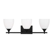 Toffino 3-Light Bath Vanity Light in Midnight Black
