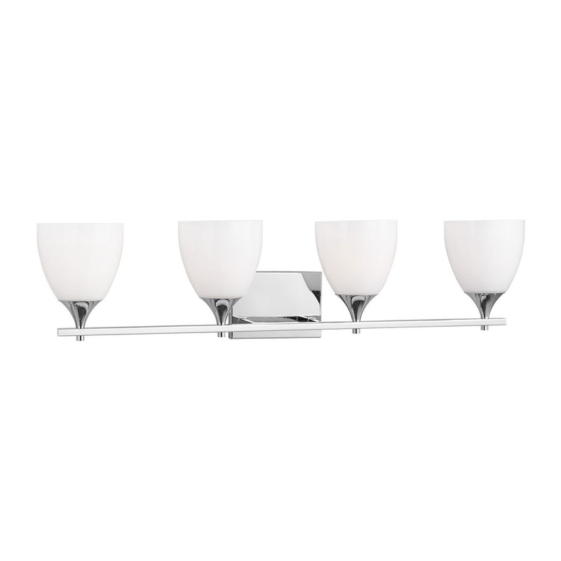 Toffino 4-Light Bath Vanity Light in Chrome