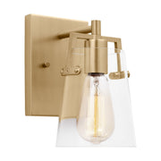 Crofton Bath Sconce in Satin Brass