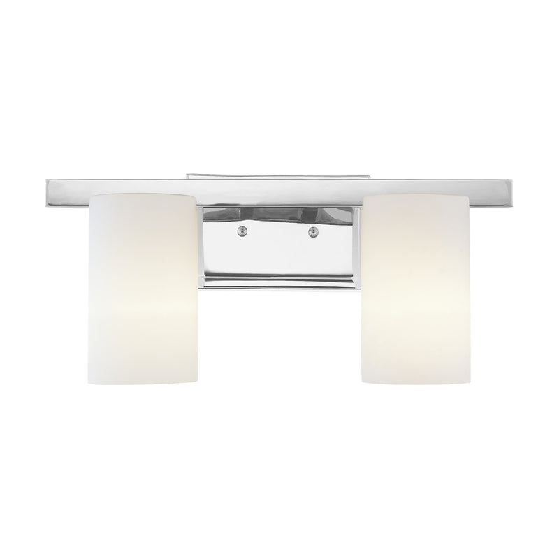 Astoria 2-Light Bath Vanity Light in Polished Chrome