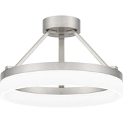 Cohen Semi-Flush Mount in Brushed Nickel
