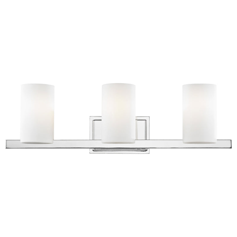 Astoria 3-Light Bath Vanity Light in Polished Chrome