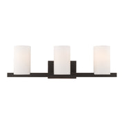 Astoria 3-Light Bath Vanity Light in Hand Applied Olde Bronze