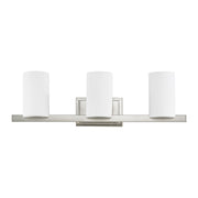 Astoria 3-Light Bath Vanity Light in Brushed Nickel