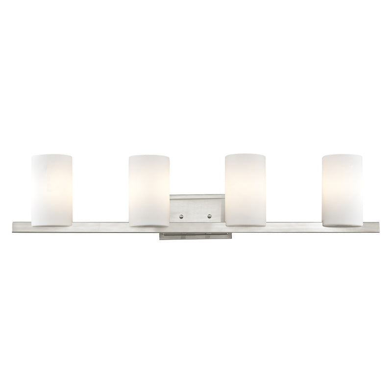 Astoria 4-Light Bath Vanity Light in Brushed Nickel