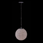 Lina 10" LED Globe Pendant in Polished Chrome