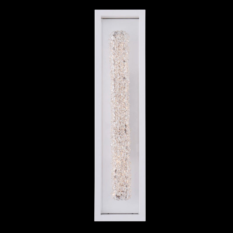 Lina Esterno Small Outdoor Wall Sconce in Matte White