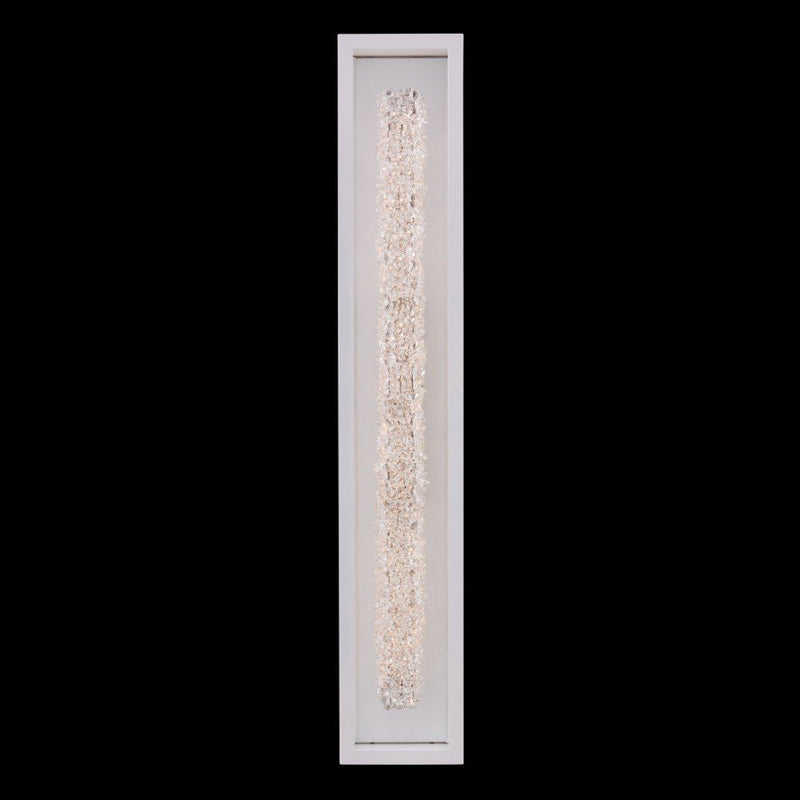 Lina Esterno Medium Outdoor Wall Sconce in Matte White