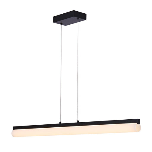 Chico LED Linear Pendant in Matte Black