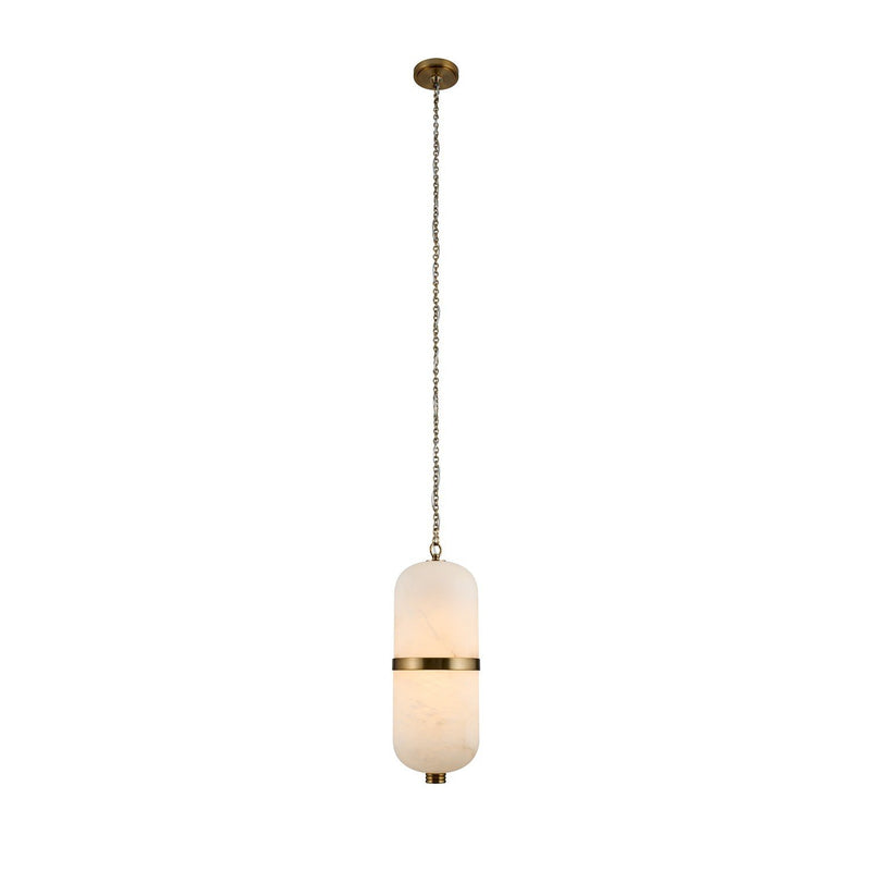 Volterra LED Mini Pendant in Winter Brass