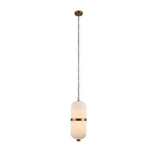 Volterra LED Mini Pendant in Winter Brass