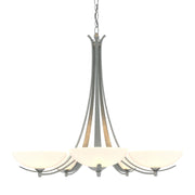 Aegis 5 Arm Chandelier in Vintage Platinum - 101261-SKT-82-GG0123 by Hubbardton Forge