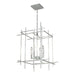Tura 4-Light Medium Chandelier in Vintage Platinum - 101316-SKT-82 by Hubbardton Forge