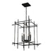 Tura 4-Light Medium Chandelier in Ink - 101316-SKT-89 by Hubbardton Forge