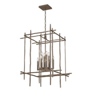 Tura 8-Light Large Chandelier in Bronze - 101317-SKT-05 by Hubbardton Forge