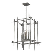 Tura 8-Light Large Chandelier in Natural Iron - 101317-SKT-20 by Hubbardton Forge