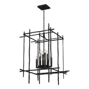 Tura 8-Light Large Chandelier in Ink - 101317-SKT-89 by Hubbardton Forge