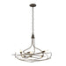 Wisp 6-Light Chandelier in Bronze - 101620-SKT-05 by Hubbardton Forge