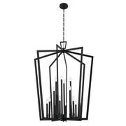 Abbotswell 16-Light Lantern Pendant in Black