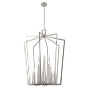 Abbotswell 16-Light Lantern Pendant in Polished Nickel