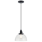 Avery 10.25" Bell Mini Pendant in Black