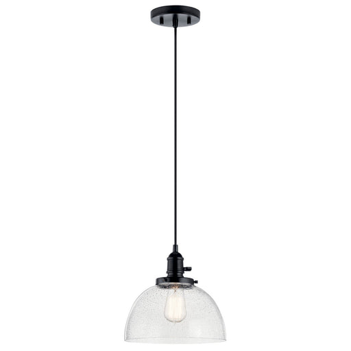 Avery 10.25" Bell Mini Pendant in Black
