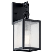 Lahden Small Outdoor Wall Lantern in Black