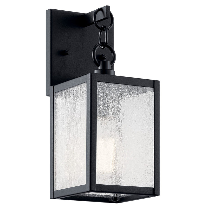 Lahden Small Outdoor Wall Lantern in Black
