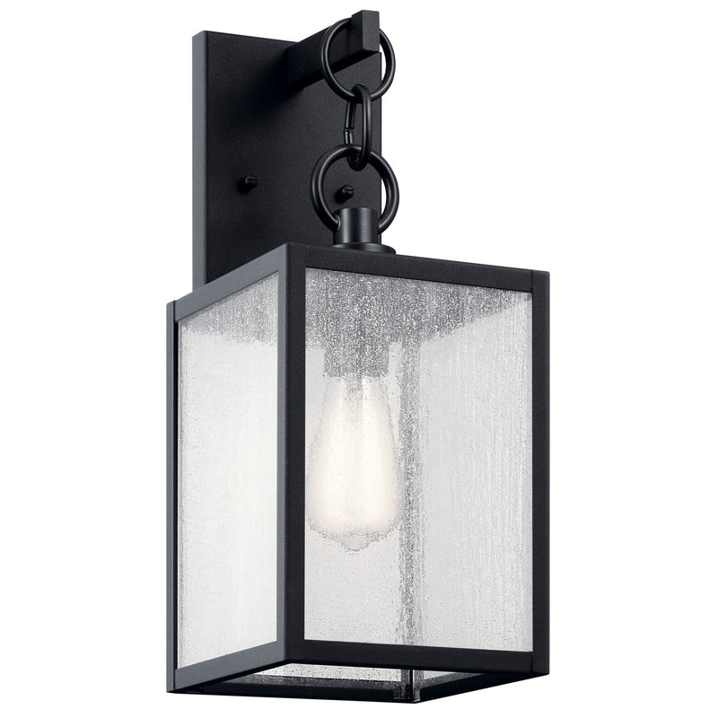 Lahden 1-Light Outdoor Wall Mount in Black - Lamps Expo