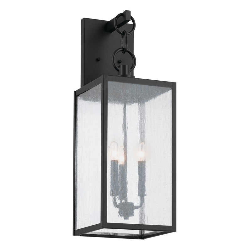 Lahden 3-Light Outdoor Wall Lantern in Black