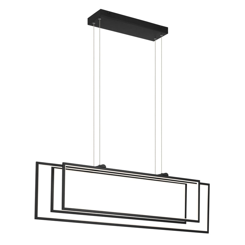 Jestin 46" Linear Pendant in Matte Black