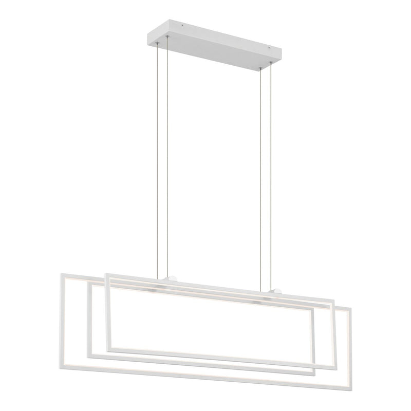 Jestin 46" Linear Pendant in White