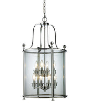 Wyndham 8 Light 18" Chandelier in Chrome