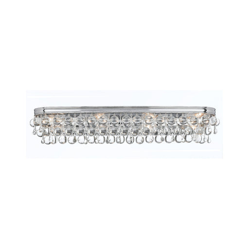 Calypso 8 Light 33" Bathroom Vanity in Polished Chrome